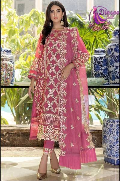DINSAA SUIT DS-147 COLOURS EXCLUSIVE EMBROIDERED PAKISTANI SUIT